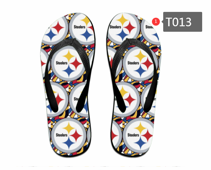All Sizes Pittsburgh Steelers Flip Flops T013(Pls check description for details)